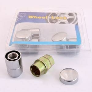 Фото Крепёж Гайка секретка (комплект 4+1) с декоративным колпачком